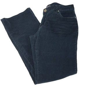 Arizona Jeans Women's Dark‎ Blue Corduroy Straight Leg Pants Size 11